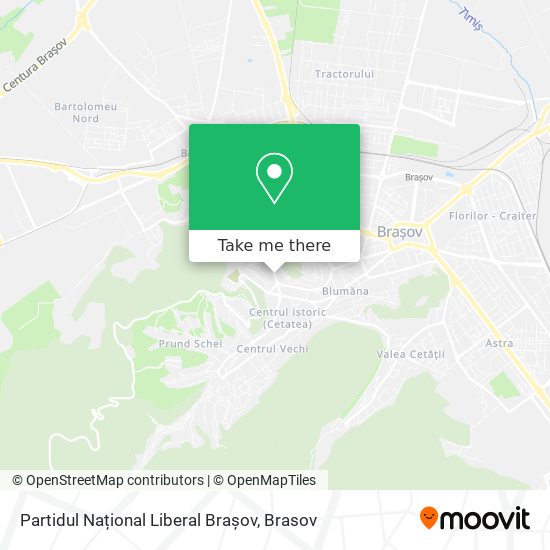 Partidul Național Liberal Brașov map