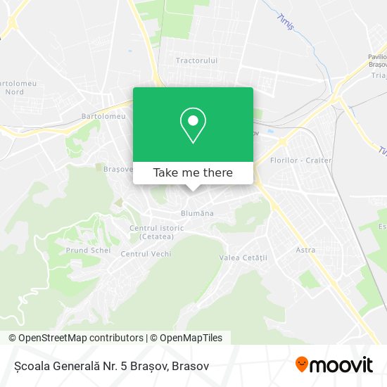 Școala Generală Nr. 5 Brașov map