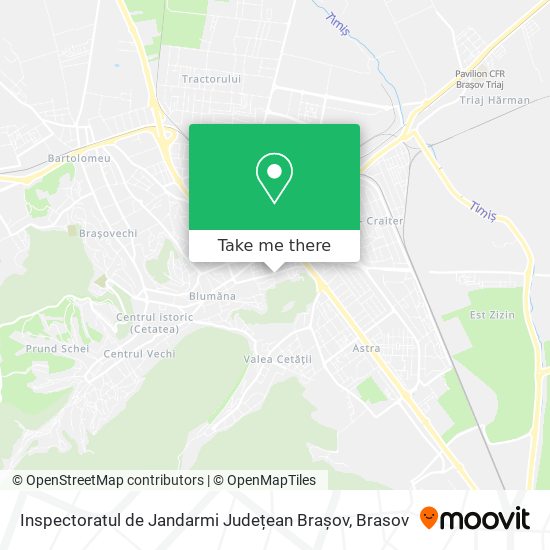 Inspectoratul de Jandarmi Județean Brașov map