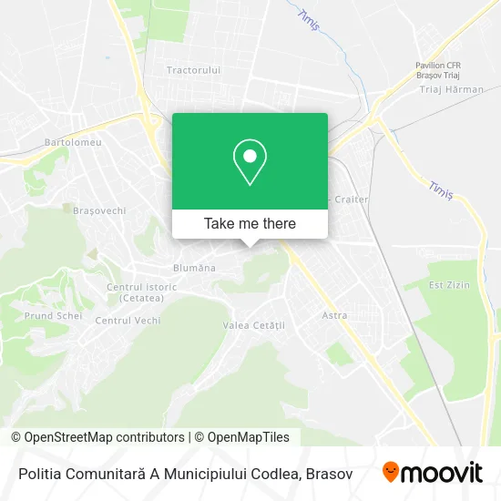Politia Comunitară A Municipiului Codlea map