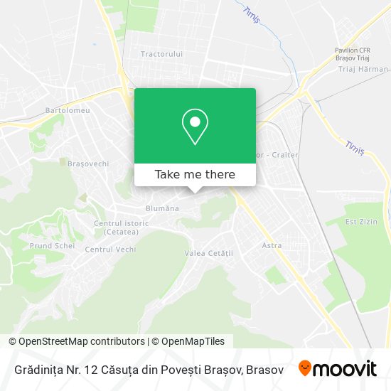 Grădinița Nr. 12 Căsuța din Povești Brașov map
