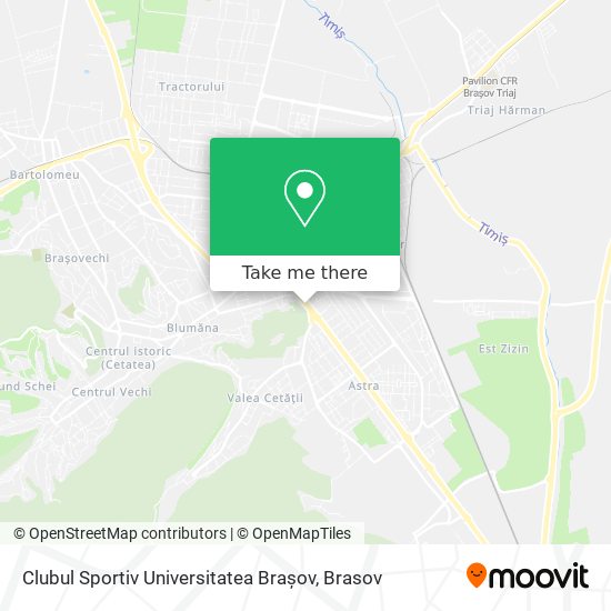 Clubul Sportiv Universitatea Brașov map