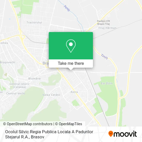 Ocolul Silvic Regia Publica Locala A Padurilor Stejarul R.A. map