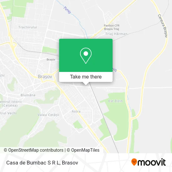 Casa de Bumbac S R L map