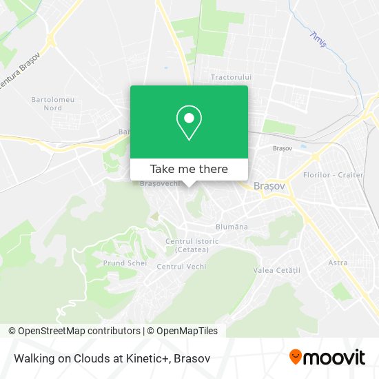 Walking on Clouds at Kinetic+ map