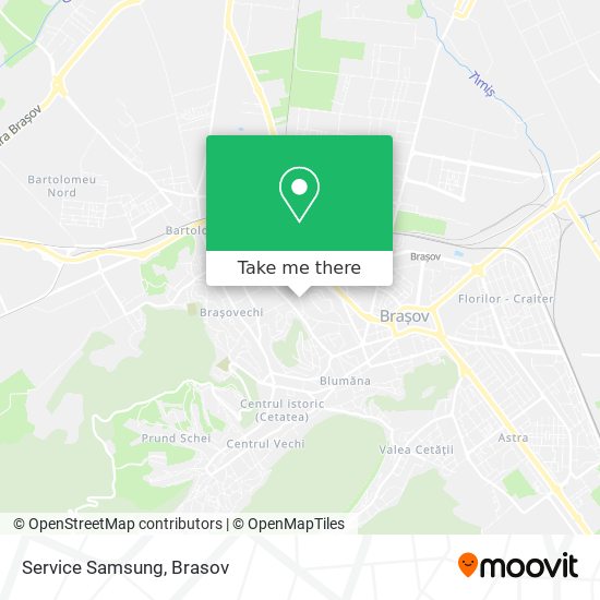 Service Samsung map