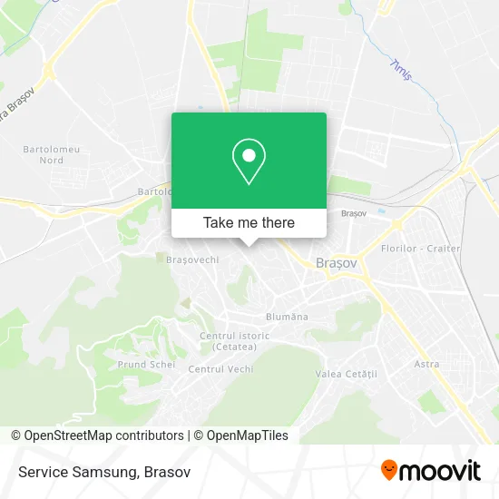 Service Samsung map