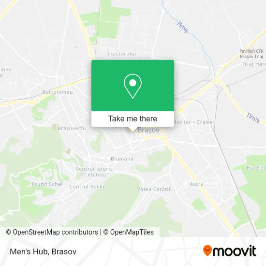 Men's Hub map