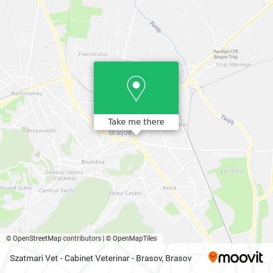 Szatmari Vet - Cabinet Veterinar - Brasov map