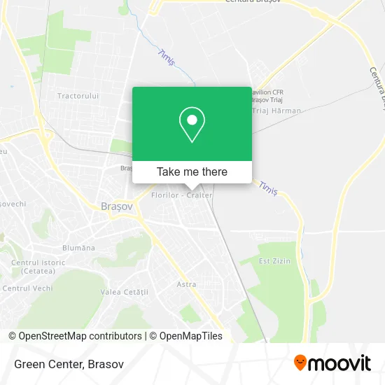 Green Center map