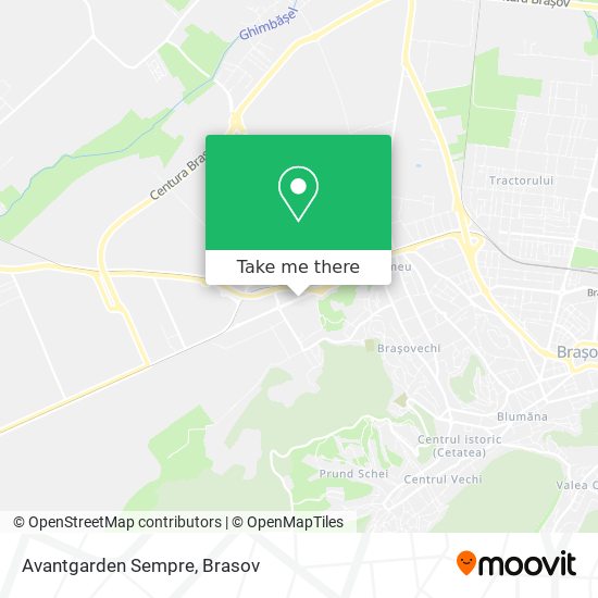 Avantgarden Sempre map