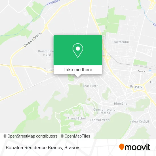 Bobalna Residence Brasov map