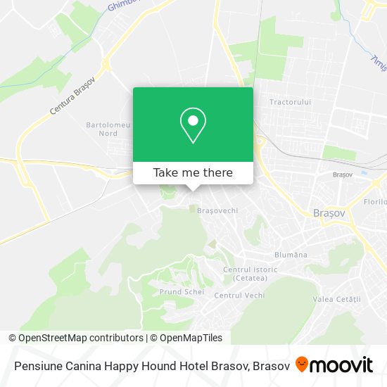 Pensiune Canina Happy Hound Hotel Brasov map