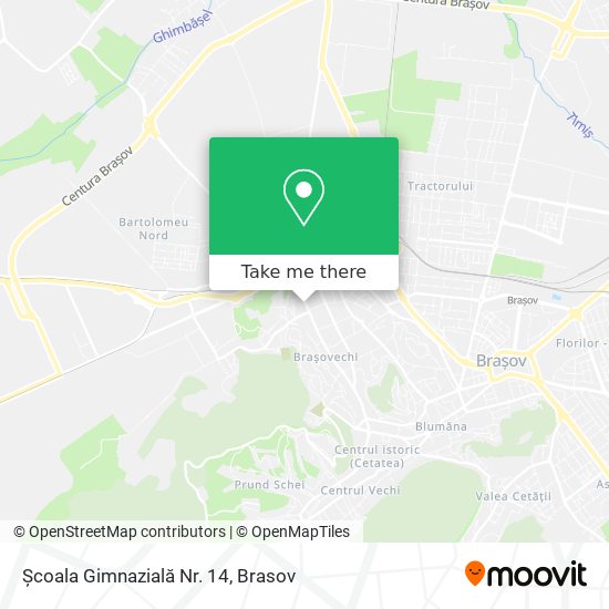 Școala Gimnazială Nr. 14 map