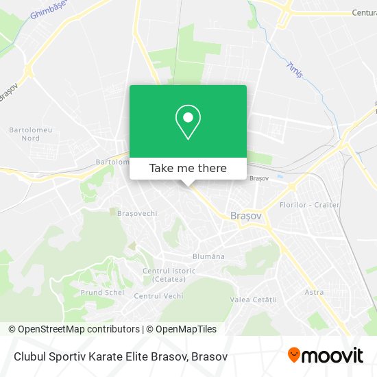Clubul Sportiv Karate Elite Brasov map