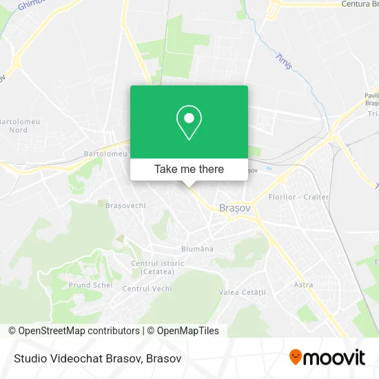 Studio Videochat Brasov map