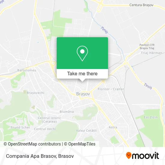 Compania Apa Brasov map