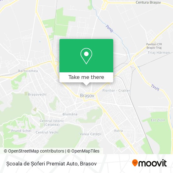 Școala de Șoferi Premiat Auto map