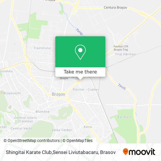 Shingitai Karate Club,Sensei Liviutabacaru map