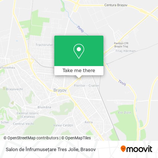 Salon de Înfrumusețare Tres Jolie map