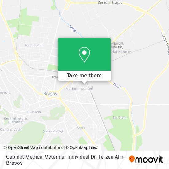 Cabinet Medical Veterinar Individual Dr. Terzea Alin map