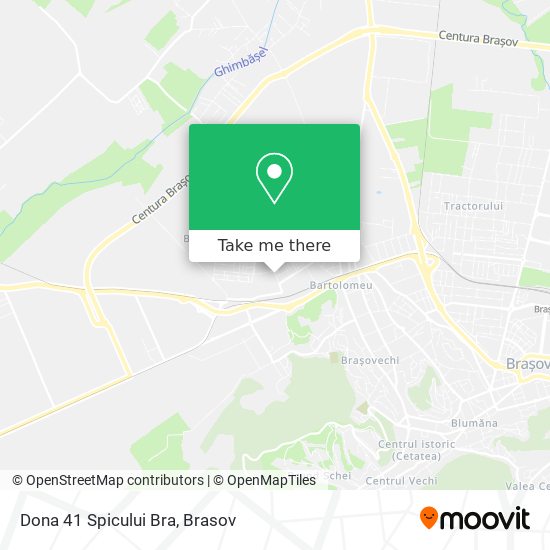 Dona 41 Spicului Bra map