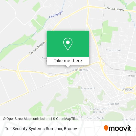 Tell Security Systems Romania map