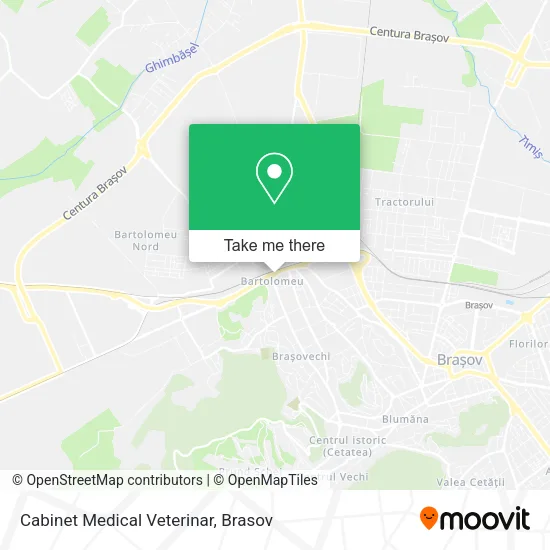 Cabinet Medical Veterinar map