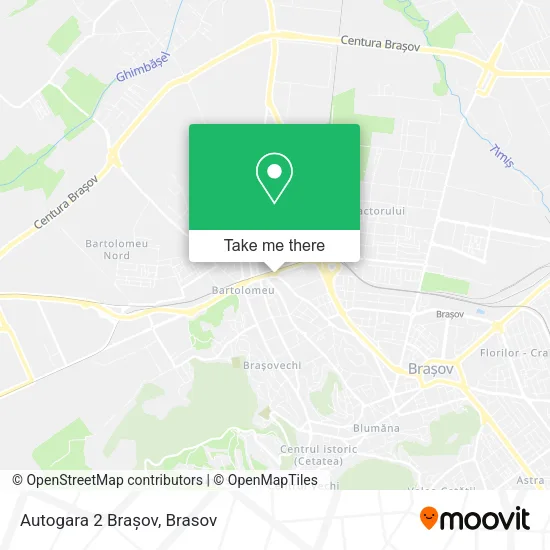 Autogara 2 Brașov map