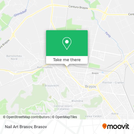 Nail Art Brasov map