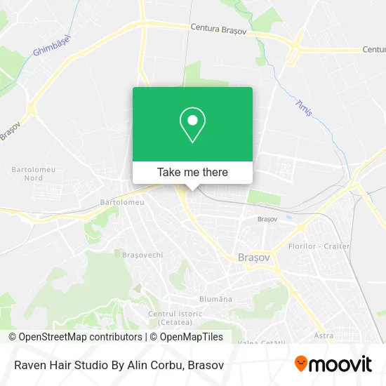 Raven Hair Studio By Alin Corbu map