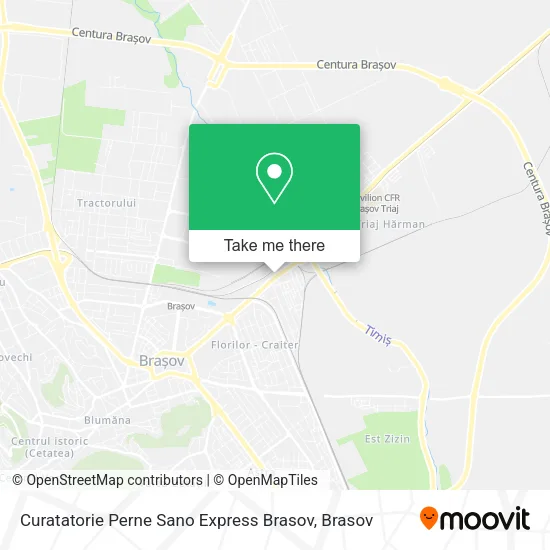 Curatatorie Perne Sano Express Brasov map