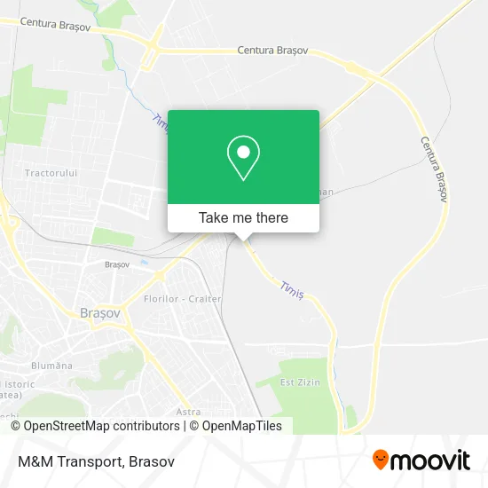 M&M Transport map