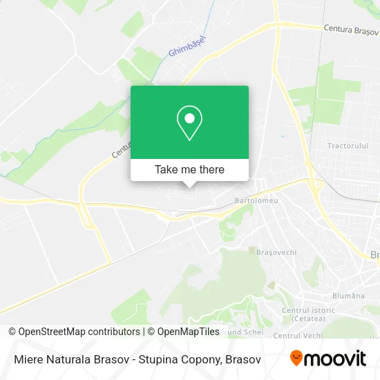 Miere Naturala Brasov - Stupina Copony map
