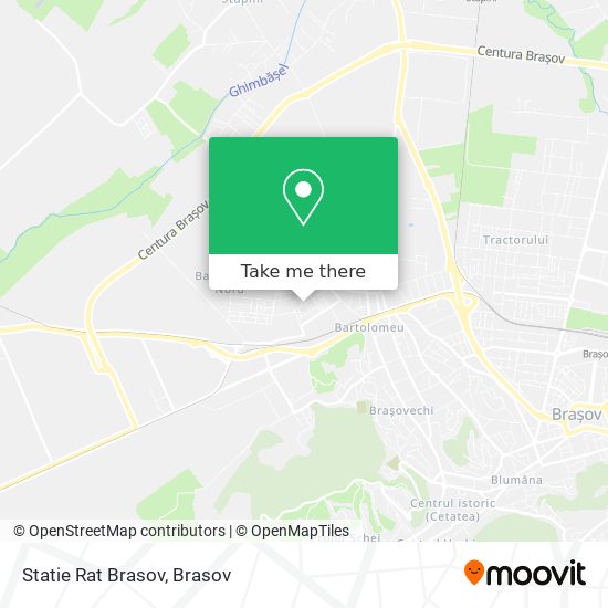 Statie Rat Brasov map