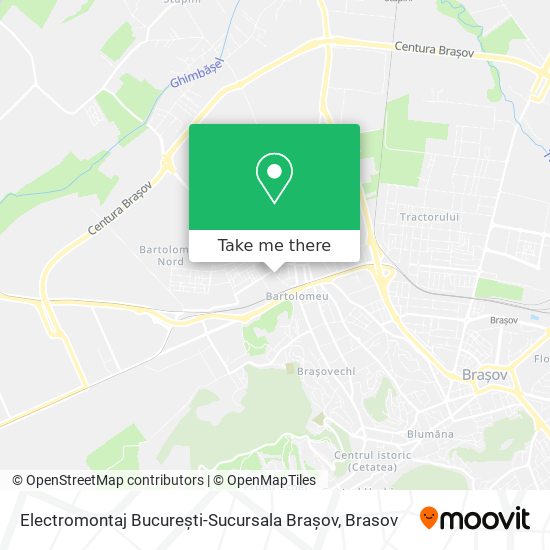 Electromontaj București-Sucursala Brașov map