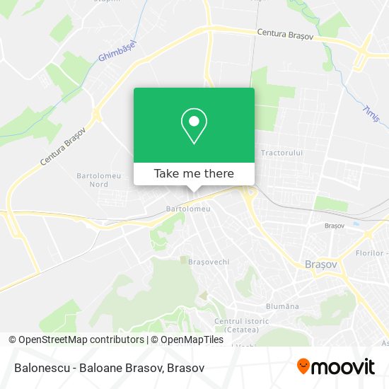 Balonescu - Baloane Brasov map