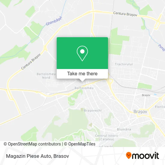 Magazin Piese Auto map