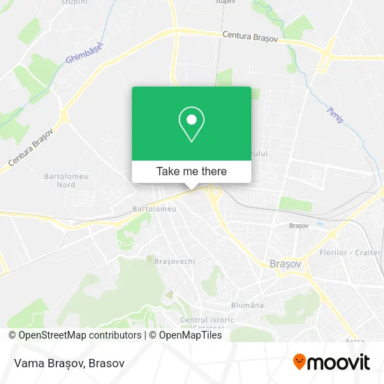 Vama Brașov map
