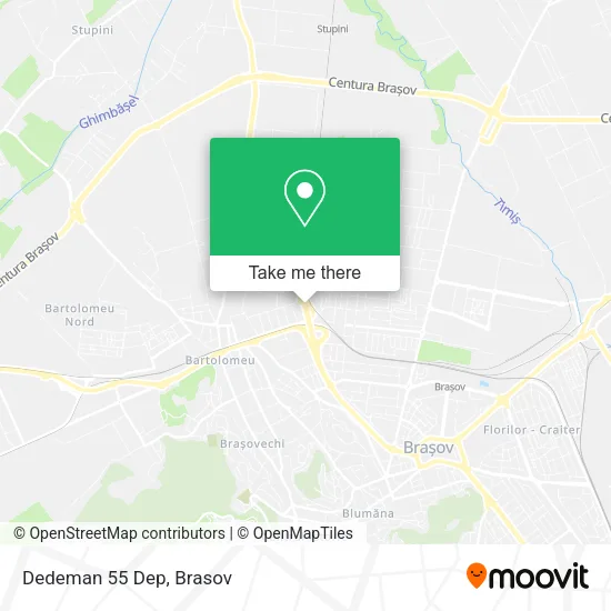 Dedeman 55 Dep map