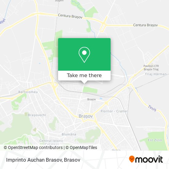 Imprinto Auchan Brasov map