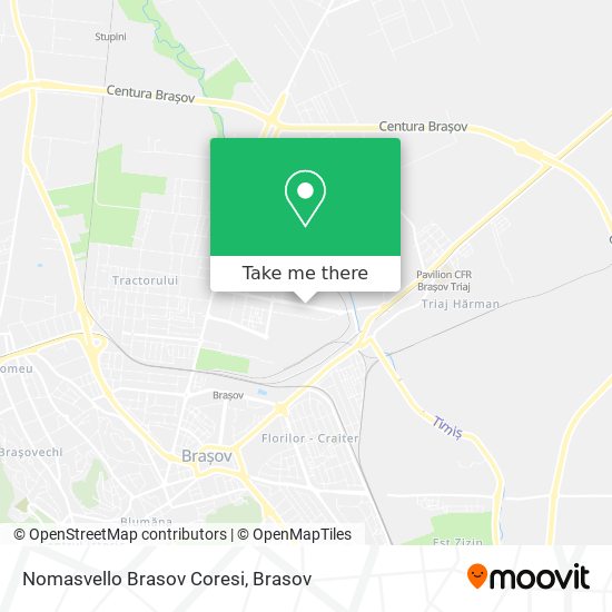 Nomasvello Brasov Coresi map
