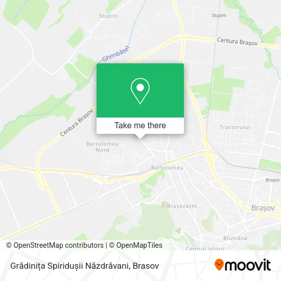 Grădinița Spiridușii Năzdrăvani map