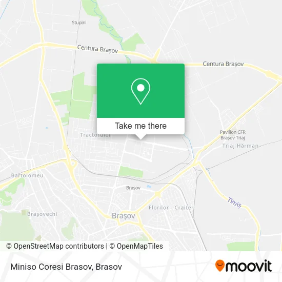 Miniso Coresi Brasov map
