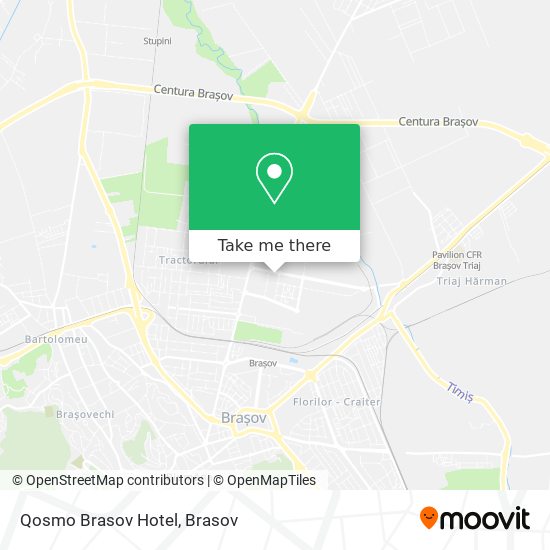 Qosmo Brasov Hotel map