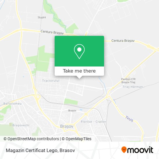 Magazin Certificat Lego map