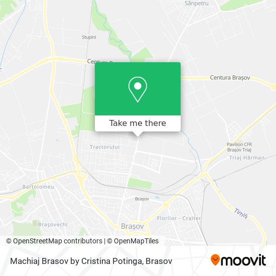 Machiaj Brasov by Cristina Potinga map