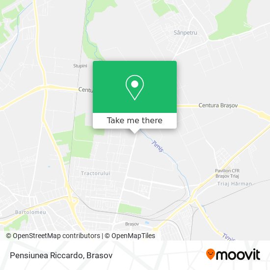 Pensiunea Riccardo map