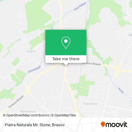 Piatra Naturala Mr. Stone map