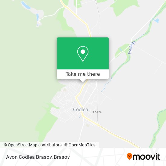 Avon Codlea Brasov map